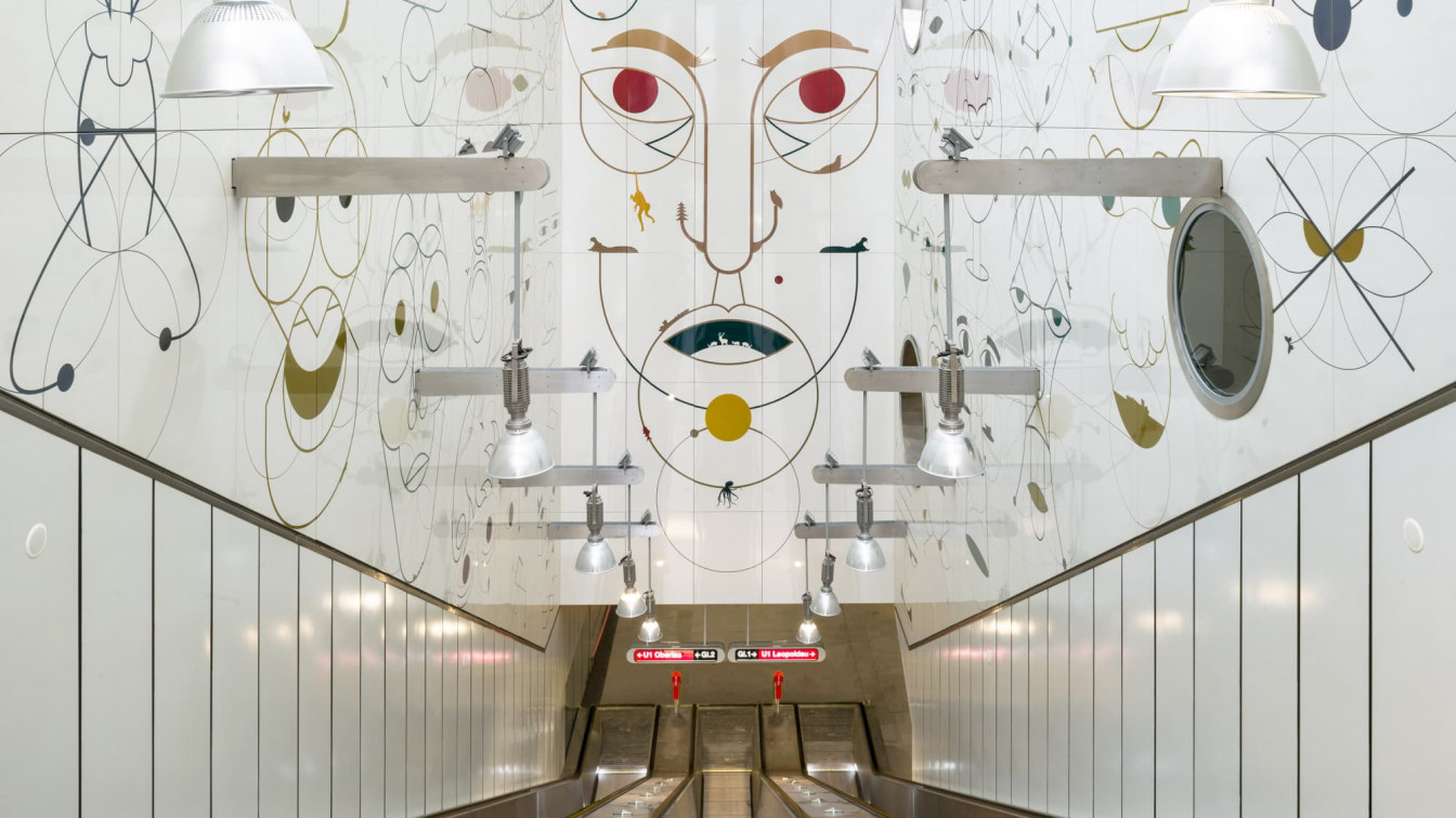 U-Bahn Kunst Yves Netzhammer