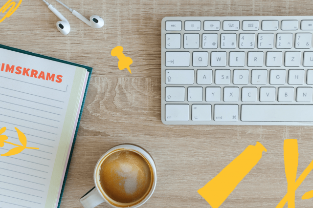 Krimskrams am Schreibtisch