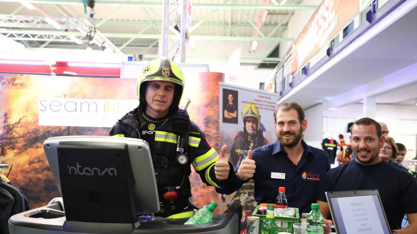 Feuerwehrmann Weltrekord