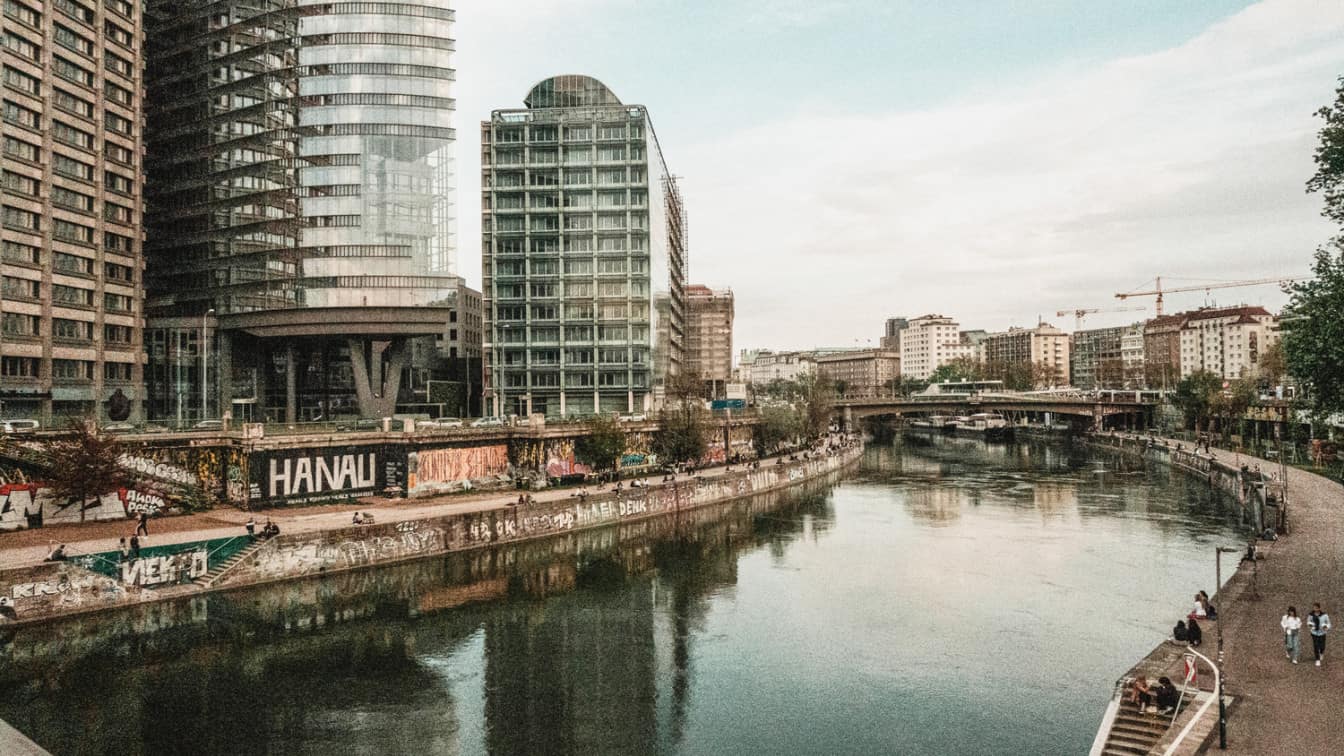 Donaukanal im Frühling (c) Julian Behrenbeck