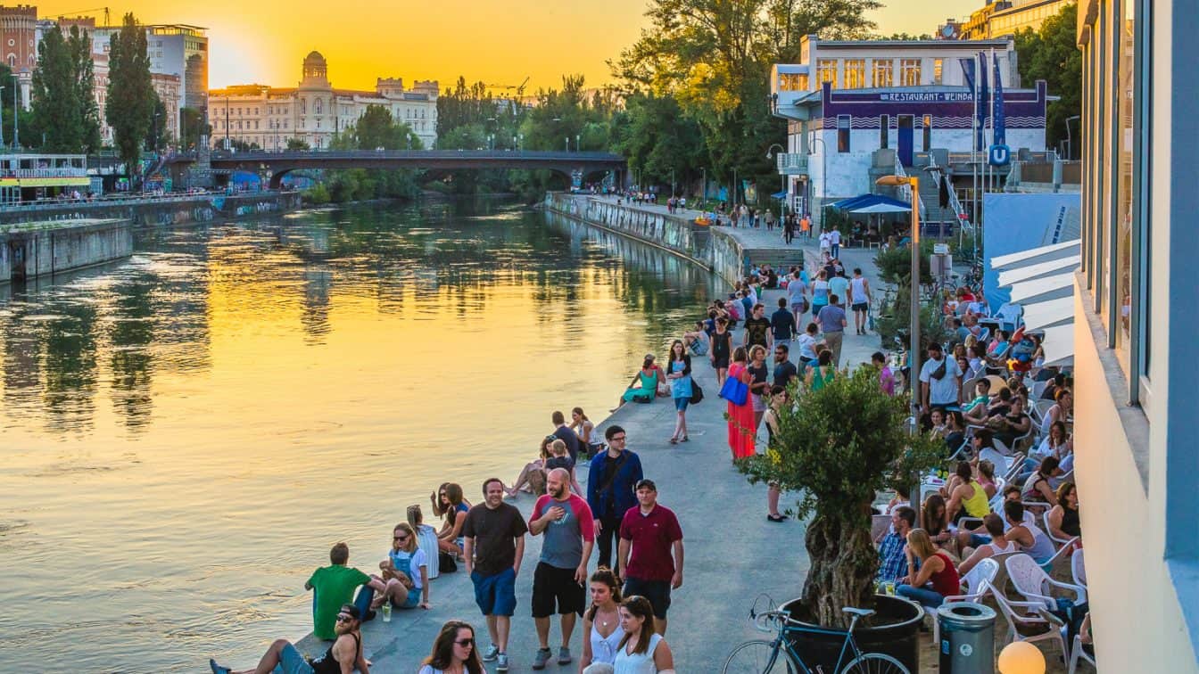 Tel Aviv Beach Donaukanal