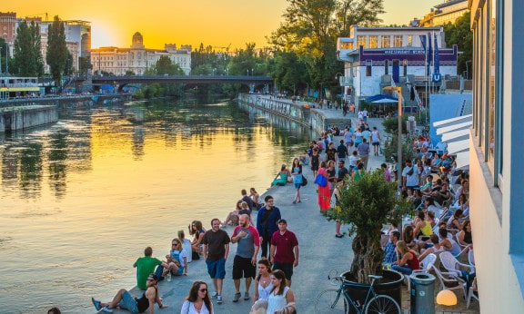 Tel Aviv Beach Donaukanal