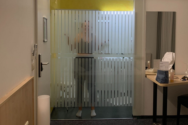 Badezimmer verglast Hotel