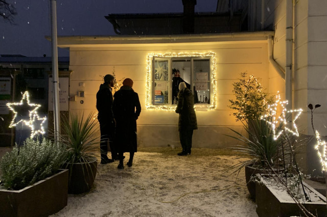 Punschfenster Sperling im Augarten