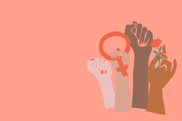 Rosa Tragen Feminismus