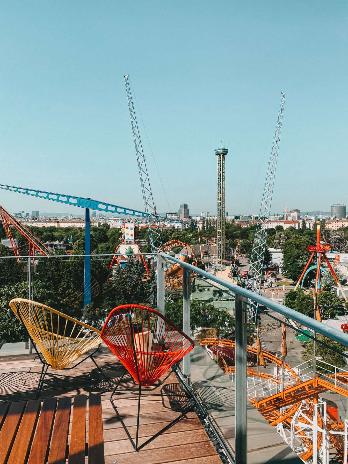 Zoku Vienna Rooftop Bar Aussicht