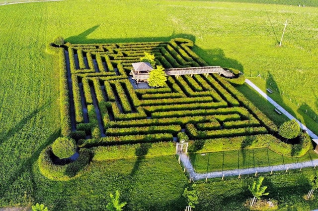 Labyrinth Schloss Rosegg
