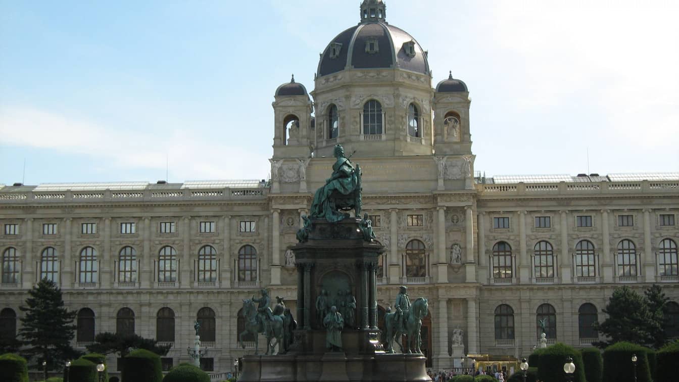 Der Maria-Theresien-Platz in Wien
