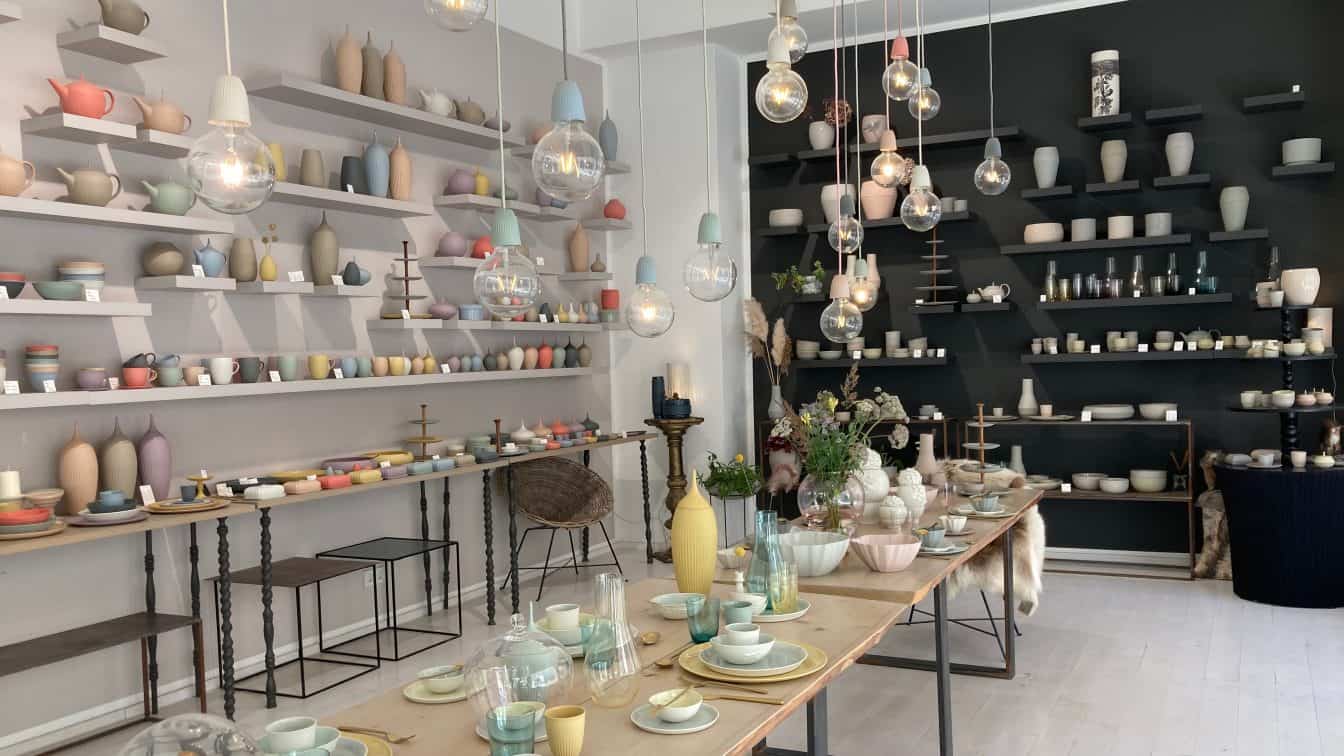 Das Porzellangeschäft FeineDinge in der Wiener Margaretenstraße (c) Alissa Hacker