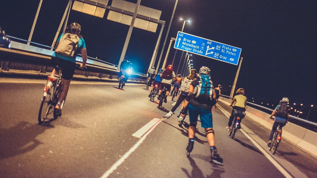 Friday Nightskating auf der Autobahn (c) Philipp Lipiarski / www.goodlifecrew.at