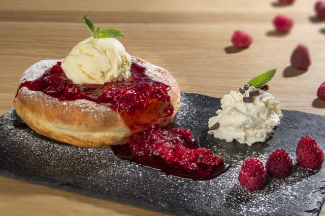 Bauernkrapfen Schleiferei Bauernkrapfen Himbeeren