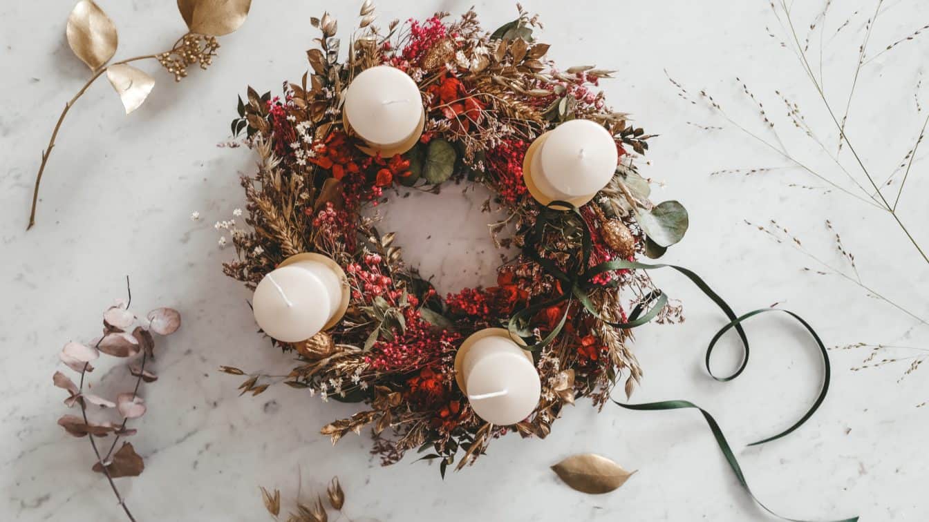 We Are Flowergirls Adventkranz