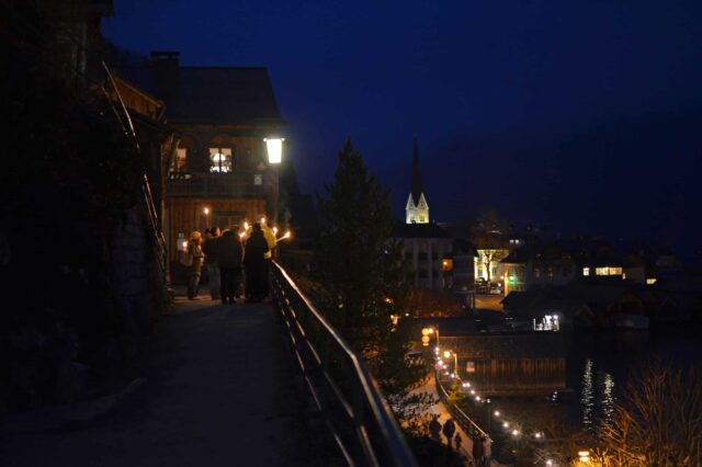 Fackelwanderung in Hallstatt (c) Stefanie Wallner