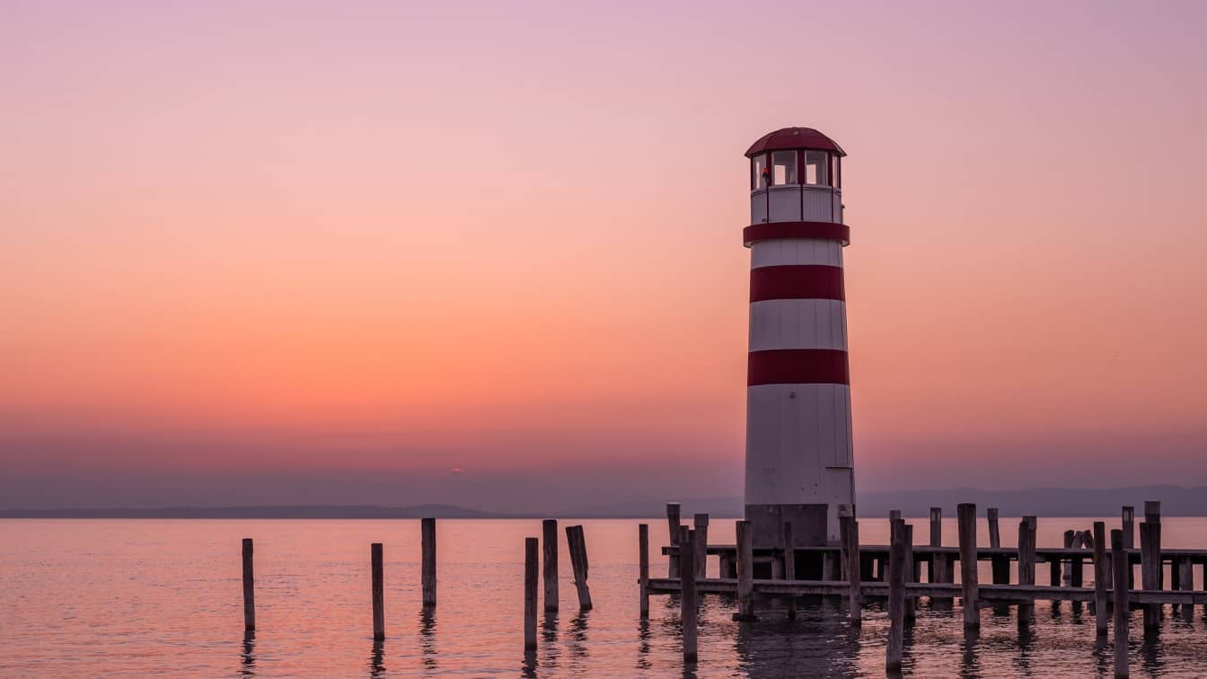Sonnenuntergang Neusiedlersee