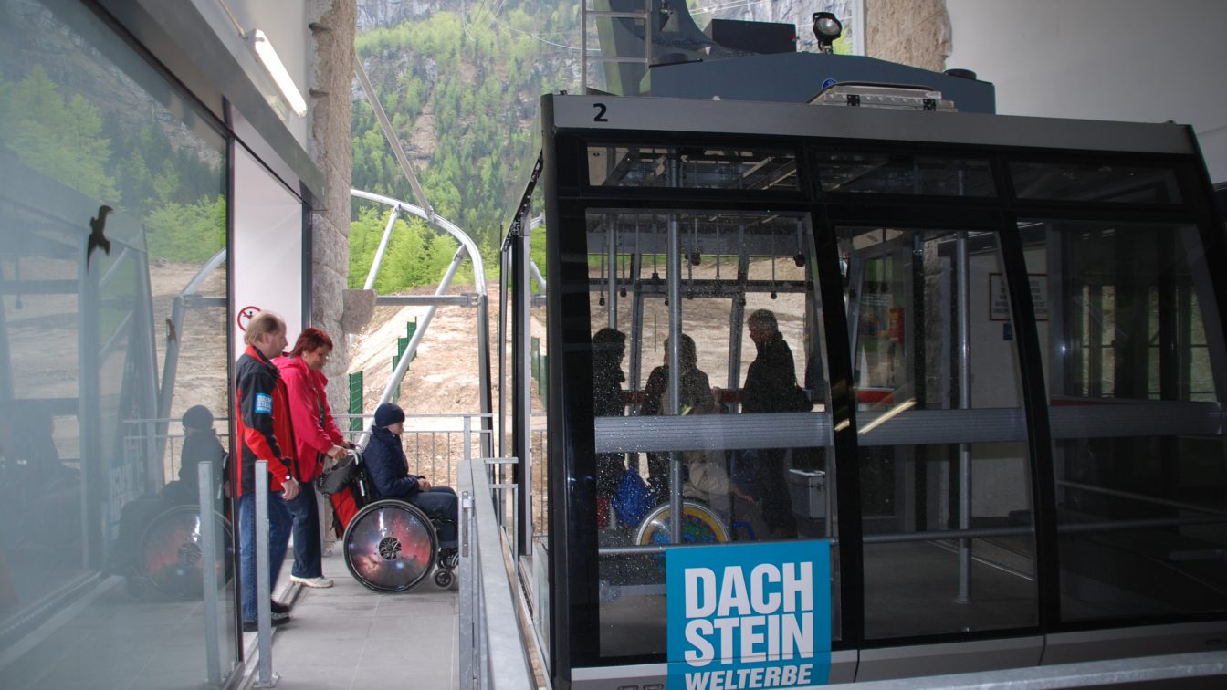 Dachstein Seilbahn barrierefrei (c) Die Seilbahn ist barrierefrei. (c) OÖ Seilbahnholding