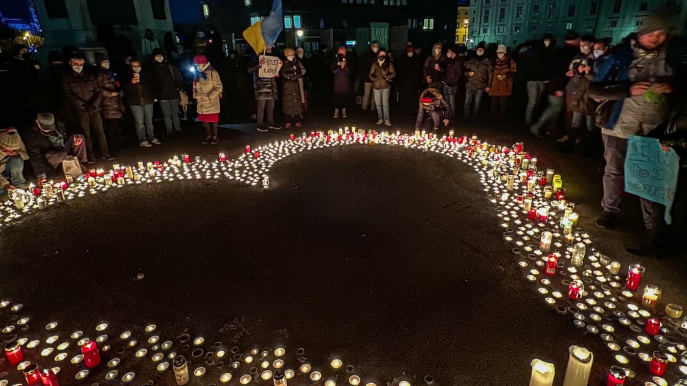 Lichtermeer Ukraine (c) Philipp Wieser