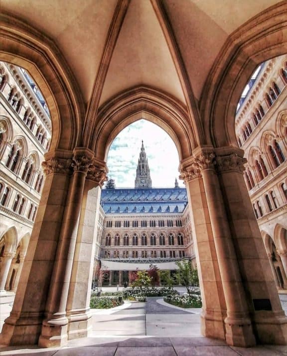 Rathaus Wien Innenhof