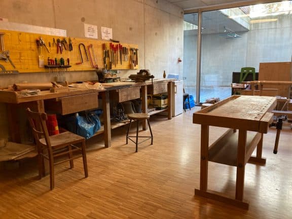 Gemeinschaftswerkstatt im Wohnprojekt. (c) Alissa Hacker | 1000things