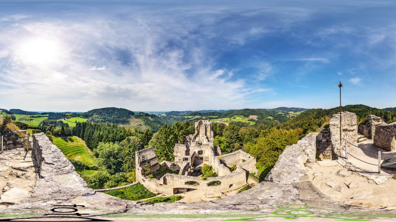 Die Ruine Prandegg in Oberösterreich (c) OÖ Tourismus | Steininger