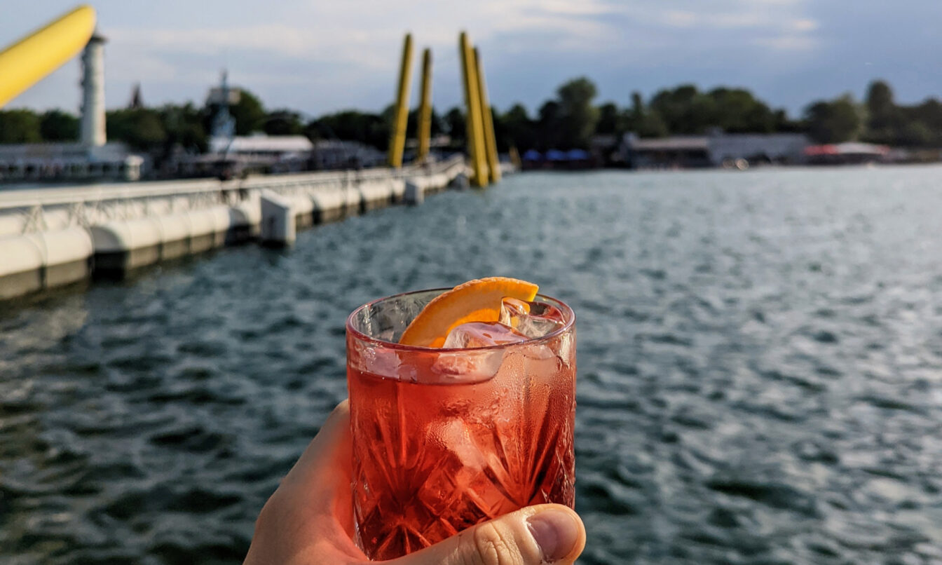 Copa Beach Wien Sommer Negroni