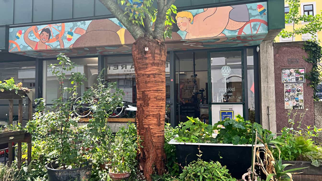 Fahrradshop Popsykkel in der Reindorfgasse