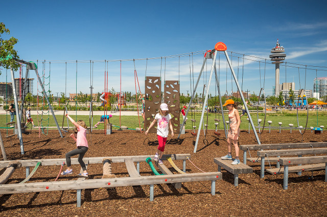 Spielplatz in Wien: Motorikpark Favoriten