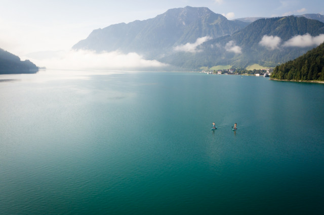 SUP am Achensee in Tirol