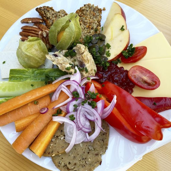 Essen veganer Heuriger am Wagram