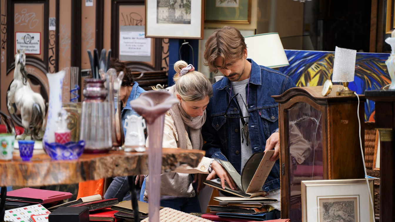 Flaniermarkt Neubaugasse in Wien