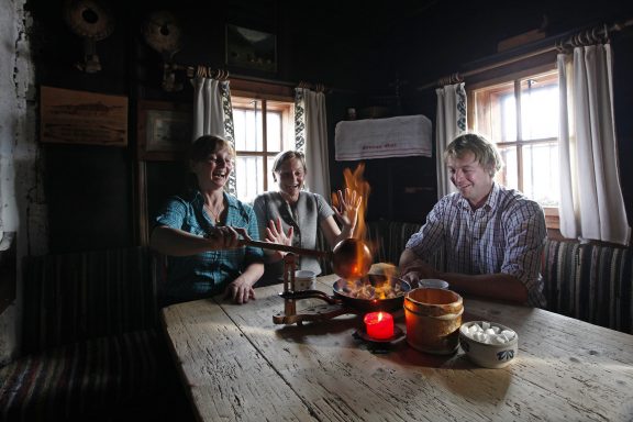 Halseralm flambierter Kaiserschmarrn