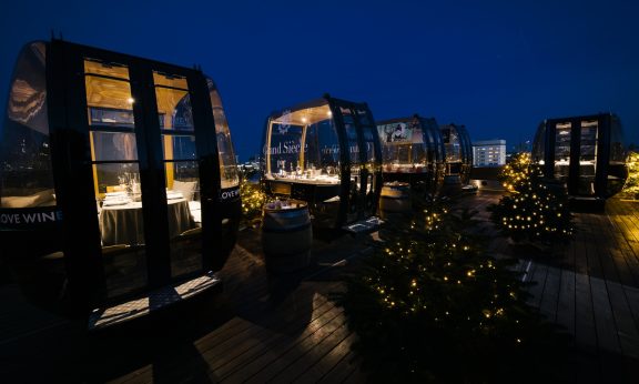 Ski-Gondeln Weihnachtsmarkt 2022 Ritz-Carlton