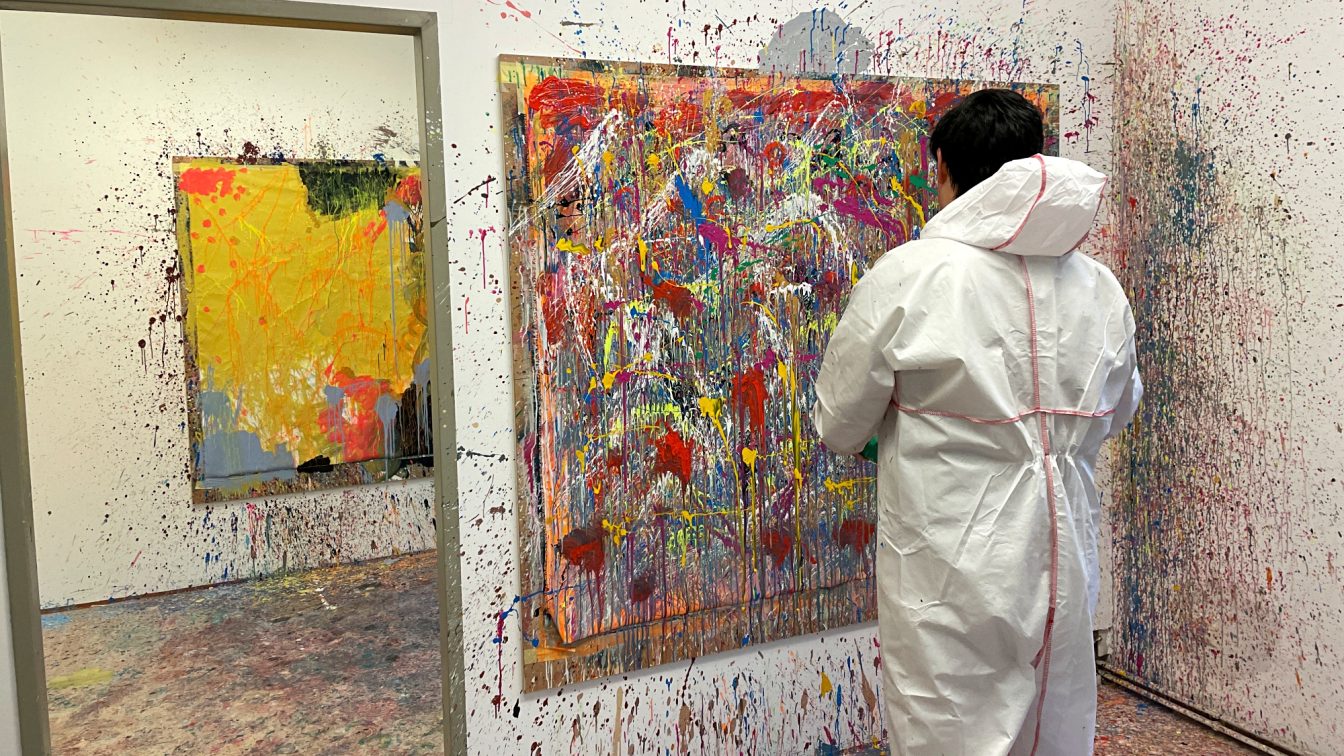 Action Painting bei art-o