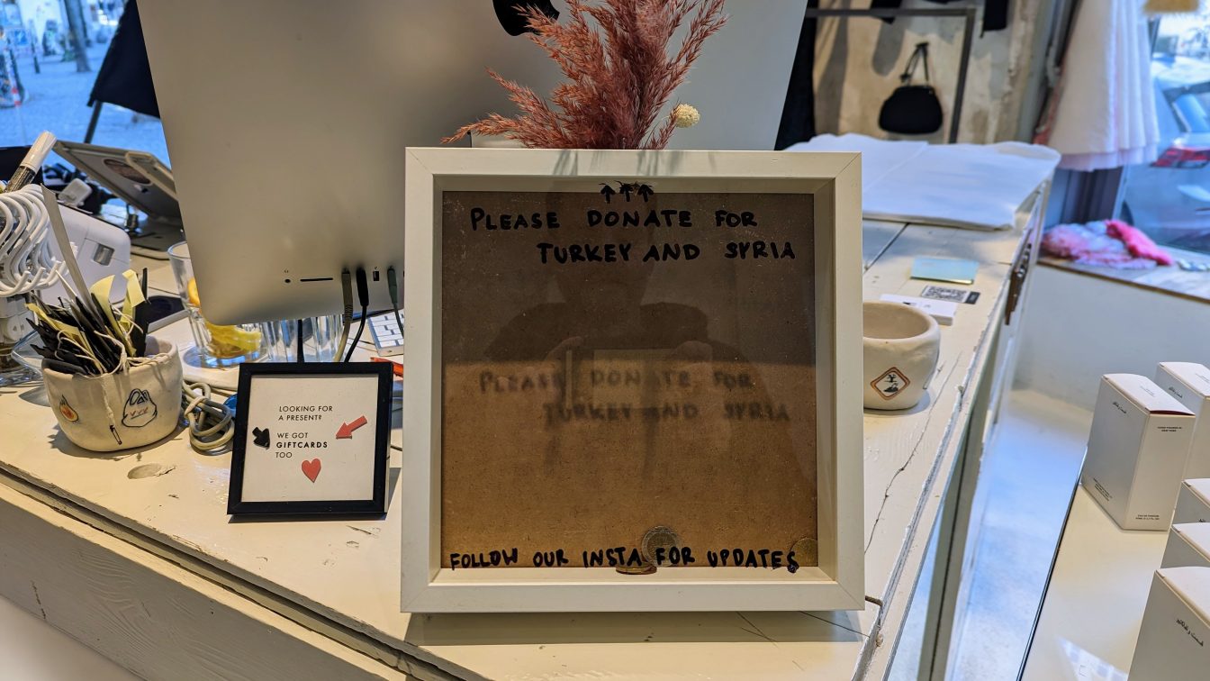 Spendenaktion Erdbeben Burggasse 24