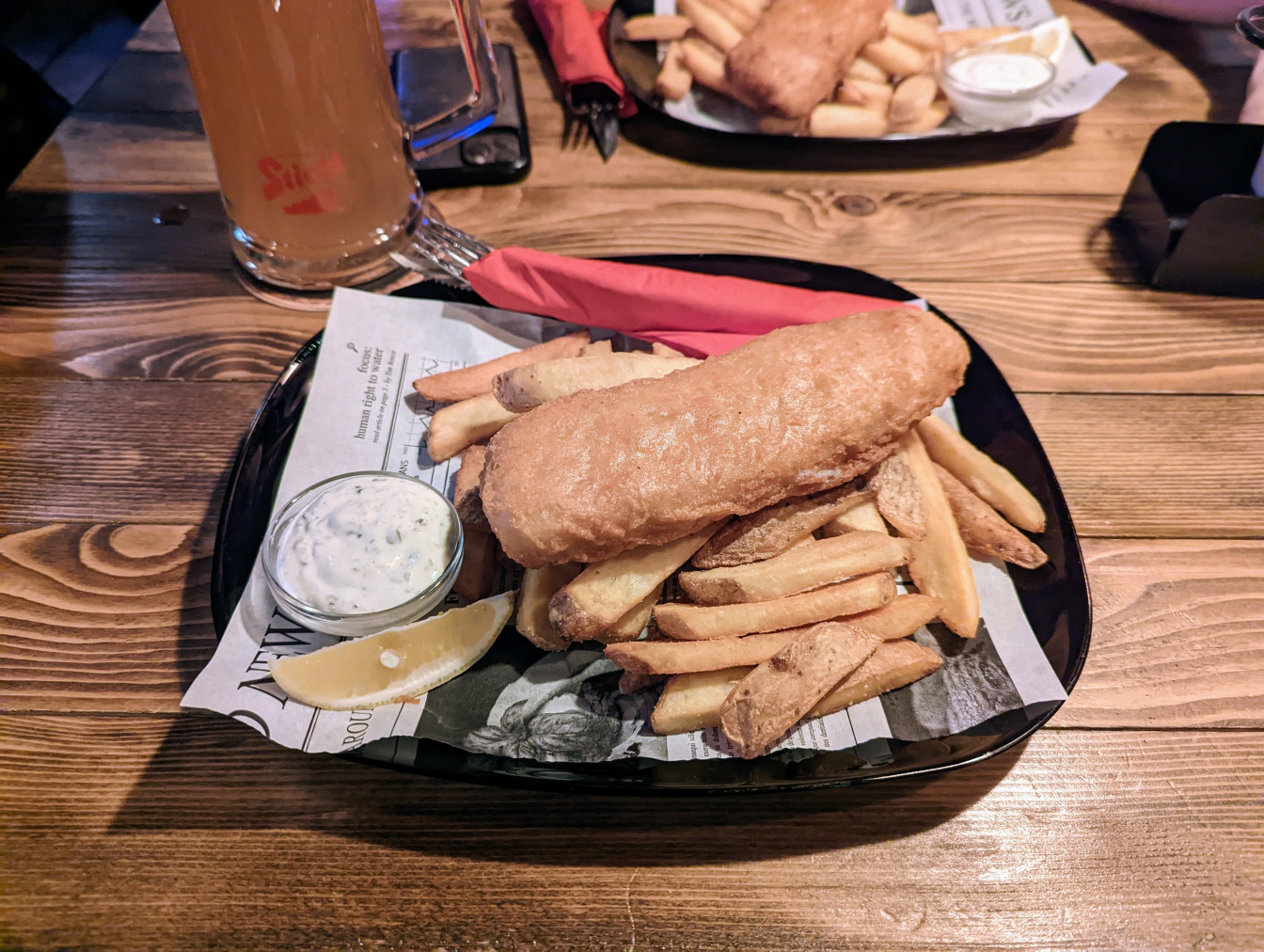 Fish & Chips Isaacs Pub Wien