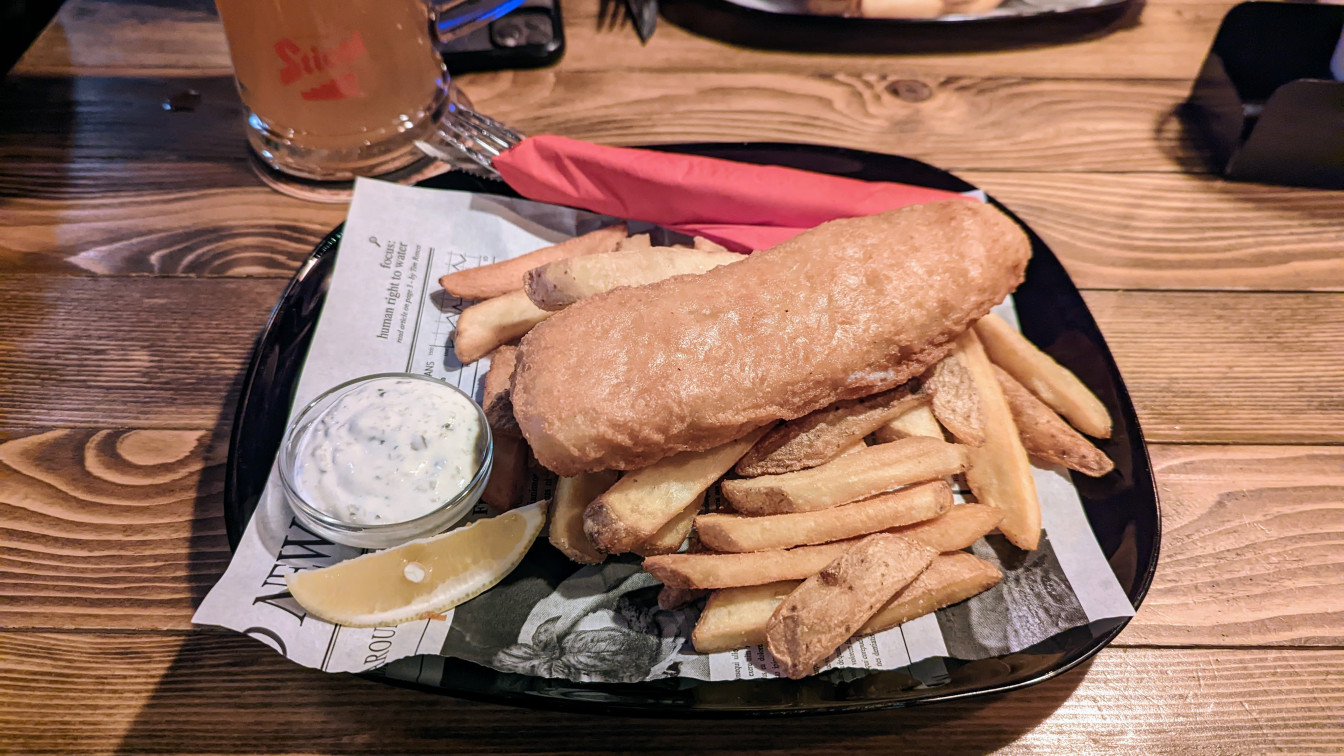 Fish & Chips Isaacs Pub Wien