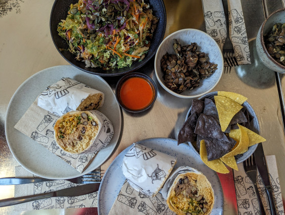 Wrapstars Restaurant Wien Mittagessen