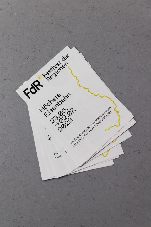 Festival der Regionen Flyer