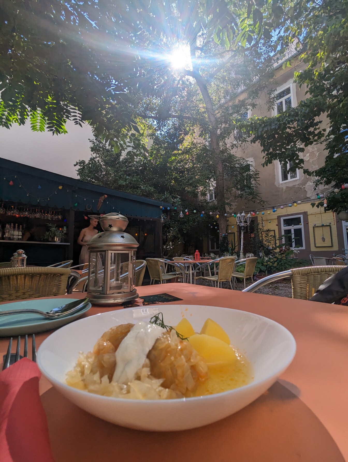 Gastgarten Shalimar Sarma Wien