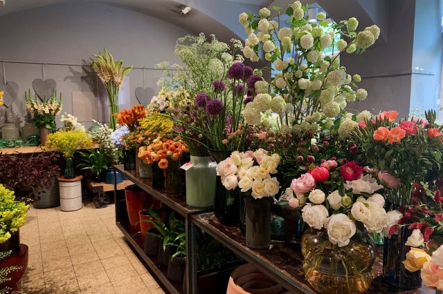 Schnittblumen im Blumenladen Doll's Blumen: Ein Blumengeschäft in Wien
