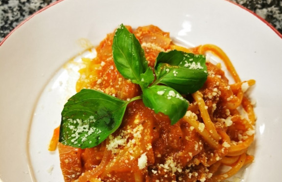 Rezept Tonnarelli all'amatriciana