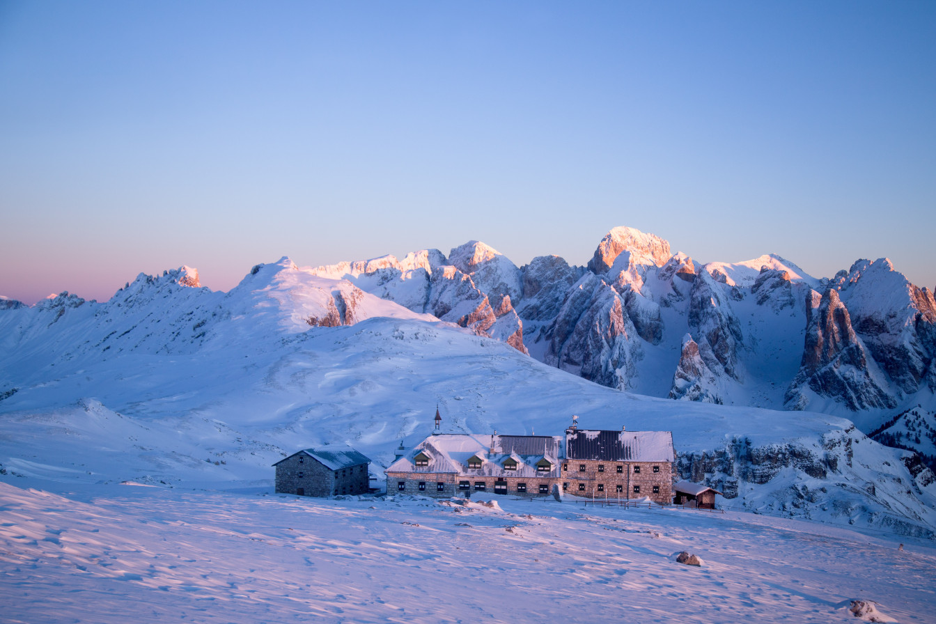 Schlernhaus Berghütte Südtirol