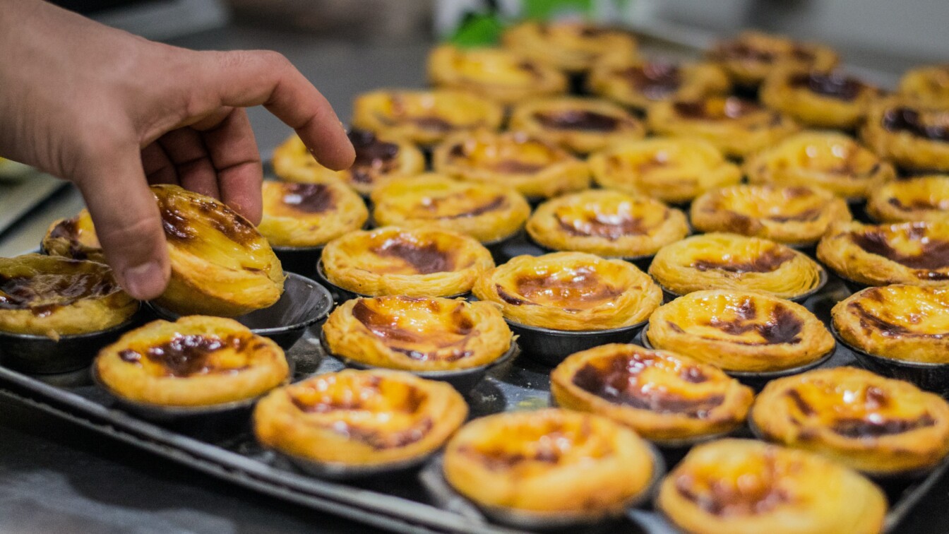 Pasteis de Nata portugiesisches Essen