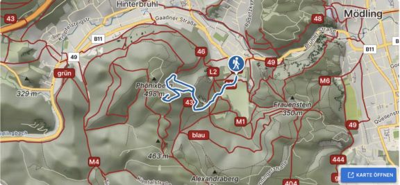 Route Husarentempel Bergwelten