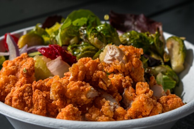 Backhendlsalat