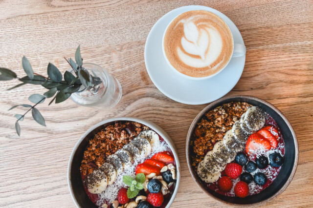 Smoothiebowls im Café Momo in Innsbruck