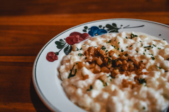 Bryndzové Halušky (Brimsennockerl) 