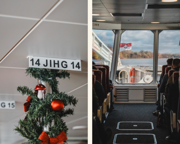 Impressionen der Fahrt nach Bratislava mit dem Twin City Liner.