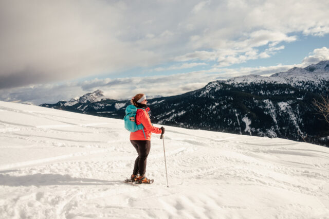 Schneeschuhwanderung Gosau, Schnee und Sonnenschein