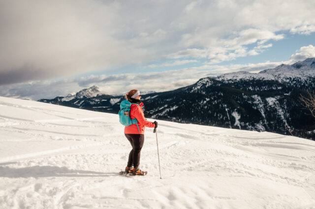 Schneeschuhwanderung Gosau, Schnee und Sonnenschein