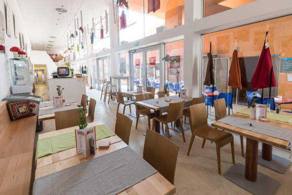 Das inklusive Restaurant der Sargfabrik